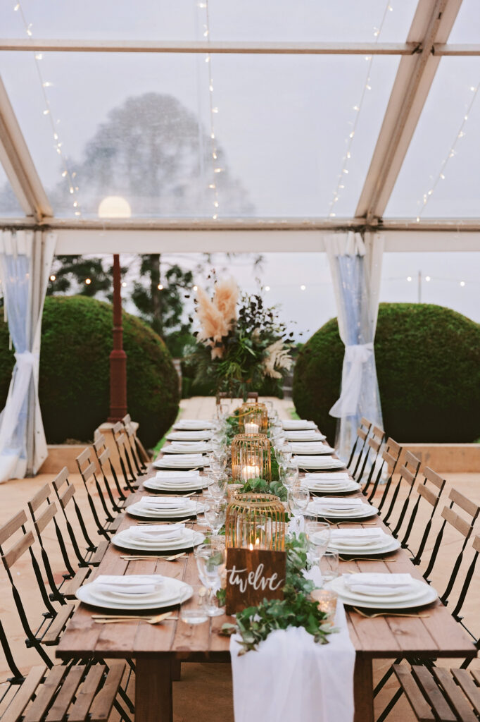 Maleny Festival Wedding Marquee Rustic Style